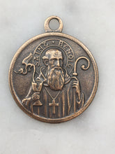 Load image into Gallery viewer, St. Benedict Medal: 628 Antique Reproduction in  Bronze
