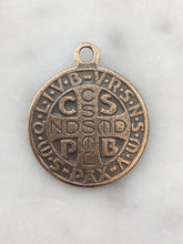 Load image into Gallery viewer, St. Benedict Medal: 628 Antique Reproduction in  Bronze
