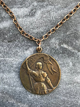 Load image into Gallery viewer, Joan of Arc Solid Bronze Necklace
