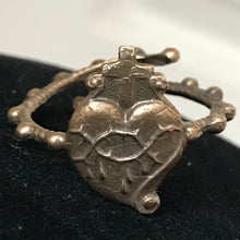 Load image into Gallery viewer, Bronze Sacred Heart Rosary Ring
