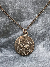 Load image into Gallery viewer, Holy Spirit and Trinity Solid Bronze Necklace
