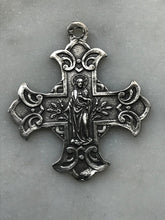 Load image into Gallery viewer, Sacred Heart Medal: 053 Blessed Virgin Mary Cross,  Bronze
