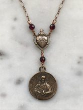 Load image into Gallery viewer, Sacred Heart Necklace - Solid  Bronze
