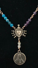 Load image into Gallery viewer, OL of Sorrows, Gemstone and Bronze Necklace
