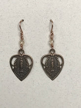 Load image into Gallery viewer, Our Lady of Lourdes Bronze Earrings
