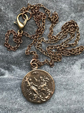 Load image into Gallery viewer, Holy Spirit and Trinity Solid Bronze Necklace
