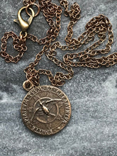 Load image into Gallery viewer, Holy Spirit and Trinity Solid Bronze Necklace
