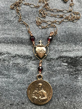 Load image into Gallery viewer, Sacred Heart Necklace - Solid  Bronze
