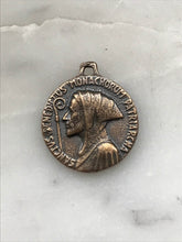 Load image into Gallery viewer, Medal - Saint Benedict - Bronze or Sterling Silver - Antique Reproduction 1308 CeCeAgnes Rosary Parts
