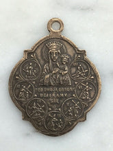 Load image into Gallery viewer, Stations of the Cross Medal -  Bronze - Antique Reproduction 1449 CeCeAgnes Rosary Parts
