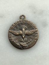 Load image into Gallery viewer, Holy Spirit Medal: 1336 Sacred Heart Antique Bronze or Sterling Silver
