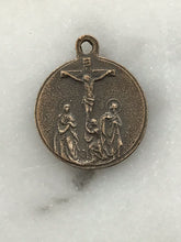 Load image into Gallery viewer, OL of Sorrows Medal - Sterling Silver - Antique Reproduction 597M CeCeAgnes Rosary Parts
