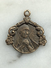 Load image into Gallery viewer, Medal - Saint Mother Teresa - Bronze or Sterling Silver - Antique Reproduction 1335 CeCeAgnes Rosary Parts
