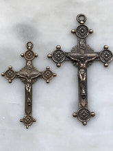 Load image into Gallery viewer, Large Trinity Crucifix -  Bronze - 718 CeCeAgnes Rosary Parts
