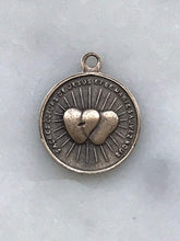 Load image into Gallery viewer, Medal - Saint Joseph - Bronze  - Antique Reproduction 1373 CeCeAgnes Rosary Parts
