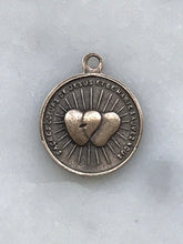 Load image into Gallery viewer, Medal - Saint Joseph - Sterling Silver - Antique Reproduction 1373 CeCeAgnes Rosary Parts
