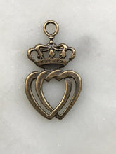 Load image into Gallery viewer, Medal - Immaculate Heart and Sacred Heart - Bronze or Sterling Silver - 1460 CeCeAgnes Rosary Parts
