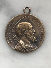 Load image into Gallery viewer, Medal - Saint Joseph - Bronze or Sterling Silver - Antique Reproduction 690 CeCeAgnes Rosary Parts
