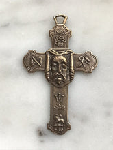 Load image into Gallery viewer, Holy Face of Jesus Cross: 477 Bronze Antique Reproduction
