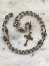 Load image into Gallery viewer, Labradorite Rosary - Bronze - Saint Michael CeCeAgnes
