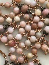 Load image into Gallery viewer, Holy Spirit Heirloom Rosary - Opals and Bronze CeCeAgnes
