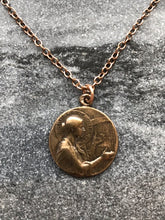 Load image into Gallery viewer, Saint Cecilia Solid Bronze Necklace
