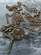 Load image into Gallery viewer, Joan of Arc Necklace - Solid  Bronze - Saint Michael
