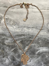Load image into Gallery viewer, Saint Ann Solid Bronze Necklace
