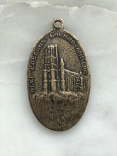 Load image into Gallery viewer, Saint Cecilia Medal -  Bronze - Antique French Reproduction 1391 CeCeAgnes Rosary Parts
