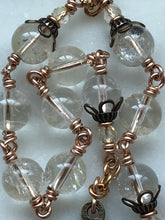 Load image into Gallery viewer, Guardian Angel Chaplet - Citrine and Bronze - Holy Family Crucifix
