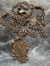 Load image into Gallery viewer, Saint Ann Solid Bronze Necklace
