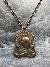 Load image into Gallery viewer, Beautiful Virgin Mary Solid Bronze Necklace
