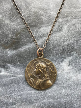 Load image into Gallery viewer, Saint Joan of Arc Solid Bronze Necklace
