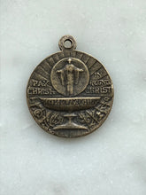 Load image into Gallery viewer, Our Lady of Peace Medal: Saint Dominic, Antique Bronze or Sterling Silver Rosary Parts
