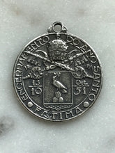 Load image into Gallery viewer, Our Lady of Fatima Medal: 1396 Bronze or Sterling Silver Antique Reproduction
