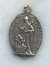 Load image into Gallery viewer, Medal - Saint Nicholas - Bronze or Sterling Silver - Antique Reproduction 823 CeCeAgnes Rosary Parts
