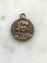 Load image into Gallery viewer, Medal - Saint Mary Magdalene  - Bronze  - Antique Reproduction 1378 CeCeAgnes Rosary Parts
