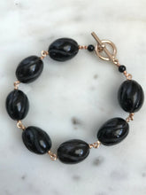 Load image into Gallery viewer, Saint Benedict Bracelet Set - Bronze and Horn bead
