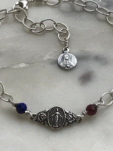 Consecration Anklet - All Sterling - Wire-wrapped CeCeAgnes