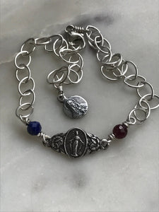 Consecration Anklet - All Sterling - Wire-wrapped CeCeAgnes