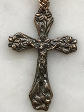 Load image into Gallery viewer, Three Hail Mary Chaplet - Mary with Lilies - Citrine and Bronze CeCeAgnes

