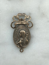 Load image into Gallery viewer, Saint Patrick Medal: 1518 Bronze Antique Rosary Center (1 1/4")
