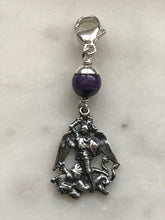Load image into Gallery viewer, Saint Michael Bag Charm - Zipper Pull - All Sterling Silver CeCeAgnes
