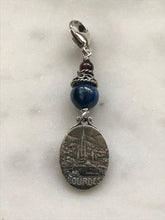 Load image into Gallery viewer, Our Lady Of Lourdes Bag Charm - Zipper Pull - All Sterling Silver CeCeAgnes
