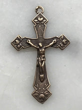 Load image into Gallery viewer, Roses Crucifix -  Bronze - 467 CeCeAgnes Rosary Parts
