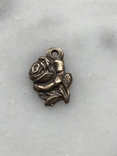 Load image into Gallery viewer, Tiny Rose Miraculous Medal - Bronze  - Antique Reproduction 707 CeCeAgnes Rosary Parts
