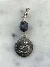 Load image into Gallery viewer, Our Lady of Good Counsel - Saint Augustine Bag Charm - Zipper Pull - All Sterling Silver CeCeAgnes
