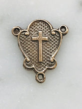 Load image into Gallery viewer, Rosary Centerpiece - Bronze  - Antique Reproduction 251 CeCeAgnes Rosary Parts
