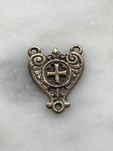 Load image into Gallery viewer, Rosary Centerpiece - Bronze  - Antique Reproduction 255 CeCeAgnes Rosary Parts
