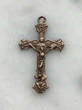 Load image into Gallery viewer, Petite Angel Crucifix -  Bronze - 1080 CeCeAgnes Rosary Parts
